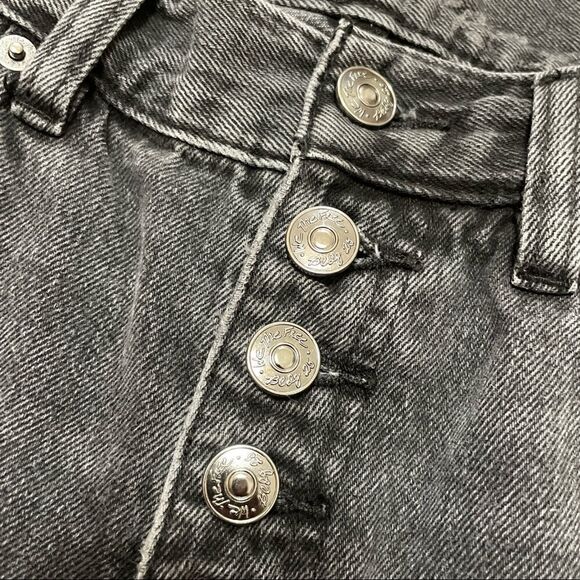 We the free distressed button fly jeans size 25 - Picture 2 of 5